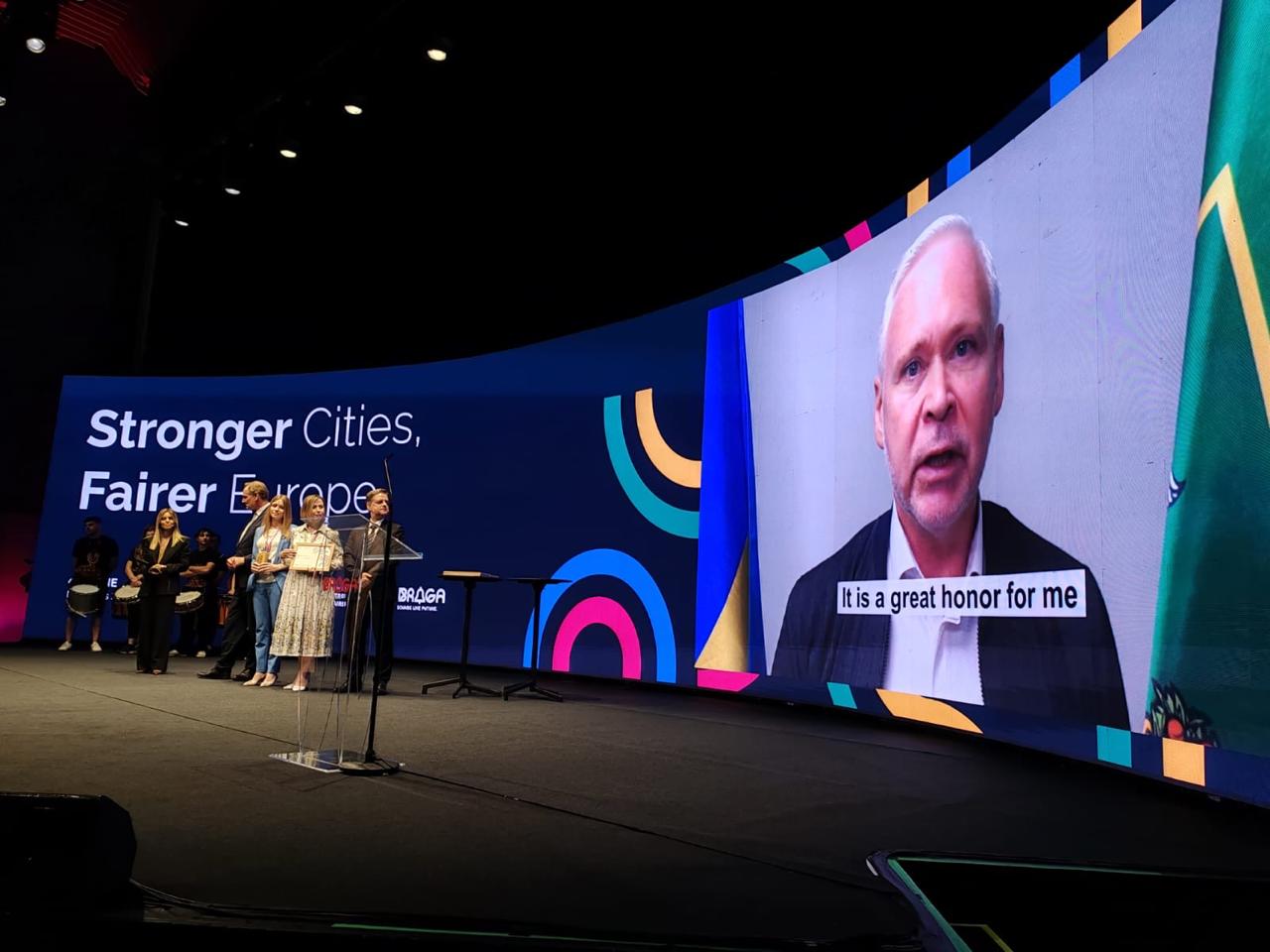Мер Харкова Ігор Терехов удостоєний звання «Герой міста» на Eurocities Awards 2025